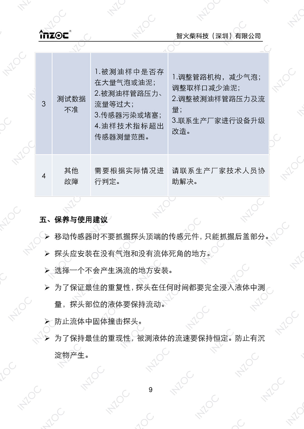 ISL-Z主路多功能油液傳感器使用說(shuō)明書