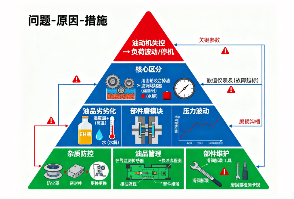 電廠運(yùn)維必讀：汽輪機(jī)油系統(tǒng)“三大頑疾”與EH油系統(tǒng)高頻故障防范指南  圖3